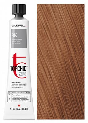 Goldwell Topchic Zero 8K Натурально-пепельный 60 мл #1