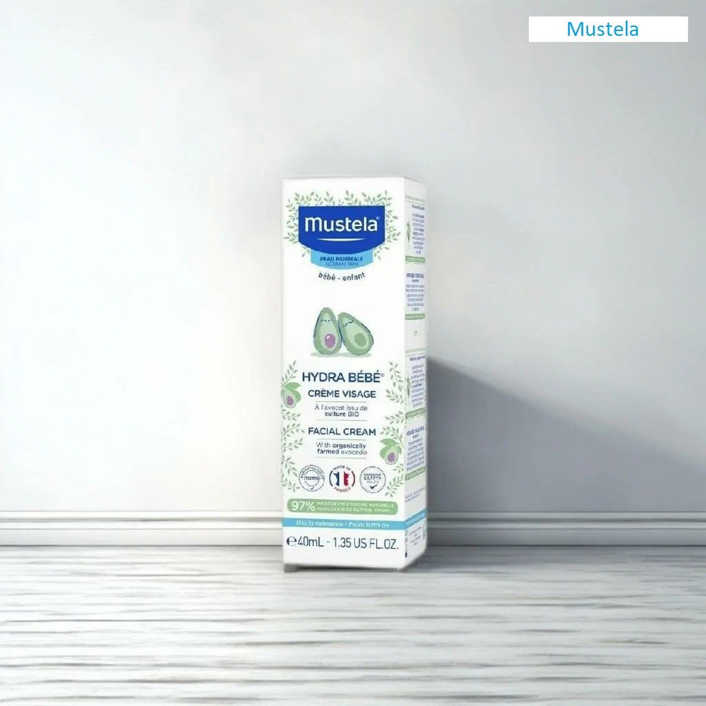 Mustela Увлажняющий крем для лица "Hydra-Bebe" , 40 мл #1