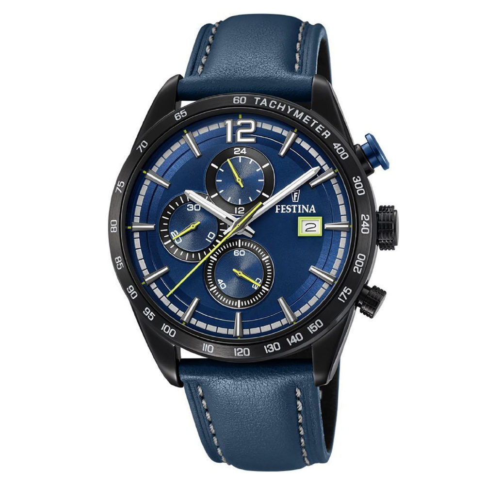 FESTINA F20344/2 мужские кварцевые наручные часы с секундомером, тахиметром и датой  #1