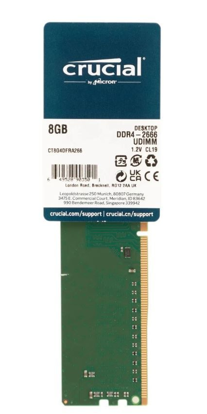 Crucial Оперативная память DDR4 8GB 2666 1x8 ГБ (CT8G4DFRA266.C8FJ) #1
