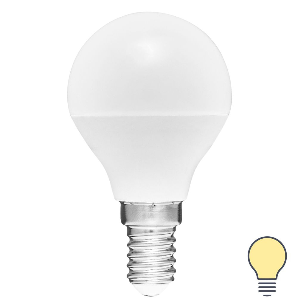 Лампа светодиодная Volpe E14 6 Вт 600 Лм теплый белый свет #1