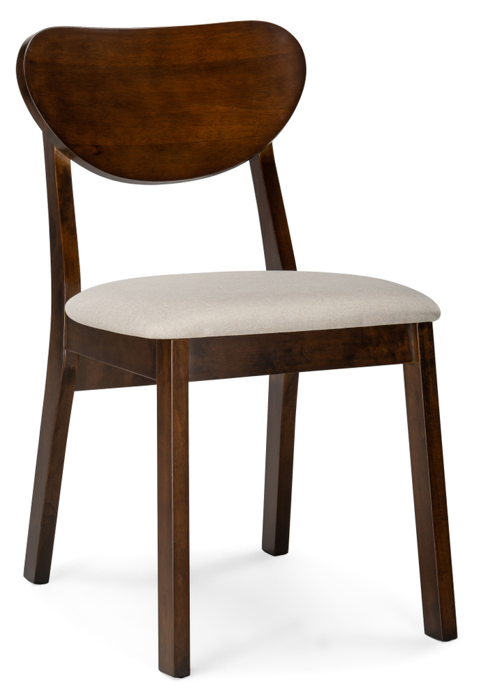 Деревянный стул Verner dirty oak / light beige #1