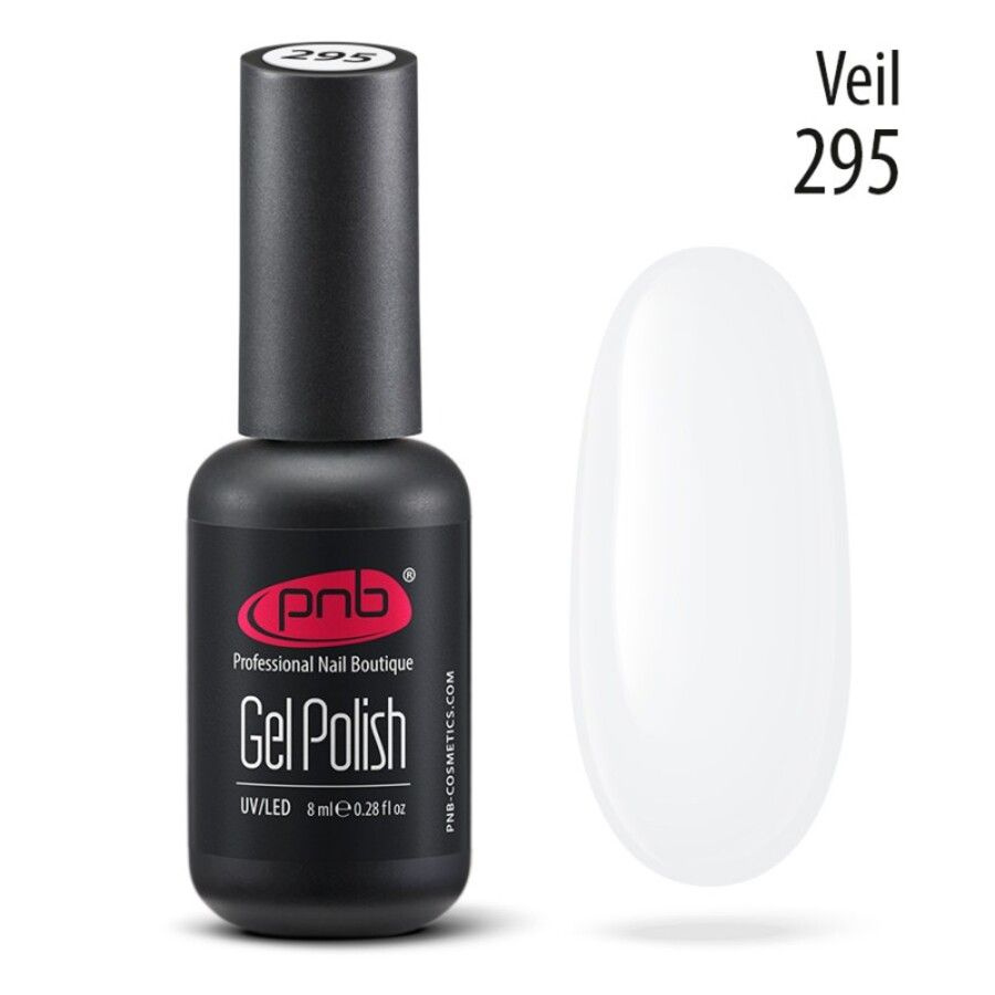 PNB, Gel nail polish - Цветной гель лак для ногтей №295, 8 мл #1