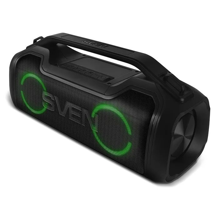 Sven Колонки PS - 390, черный 50 Вт, Waterproof IPx5 , TWS, Bluetooth, microSD, 2х3600мАч  #1