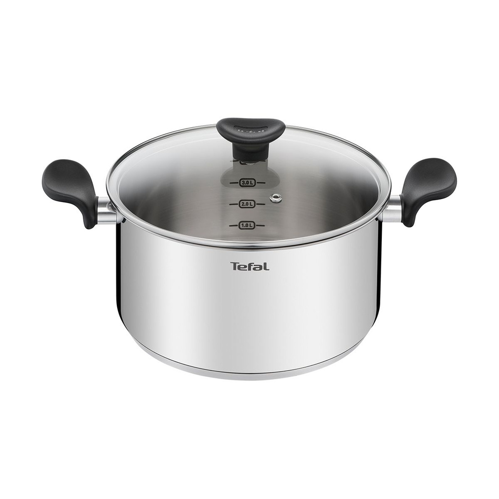 Кастрюля Tefal Primary с крышкой, нержавеющая сталь, 5,2 л #1