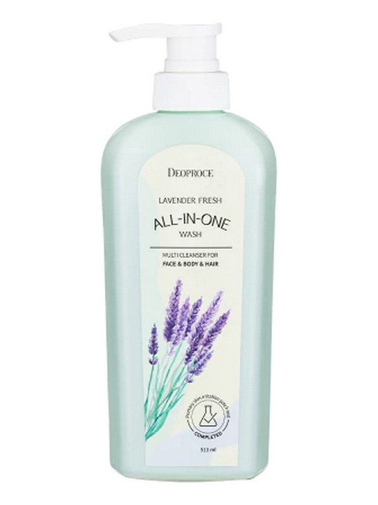 Очищающиий гель для лица, тела и волос Lavender Fresh All In One Wash 510мл  #1