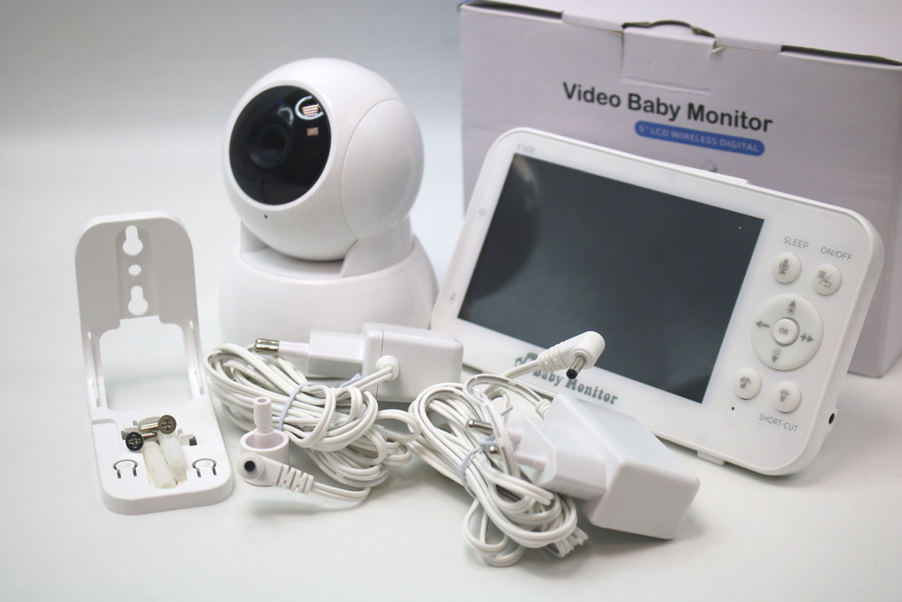 Видеоняня беспроводная с камерой наблюдения для дома с режимом ночного видения и контролем температуры #1