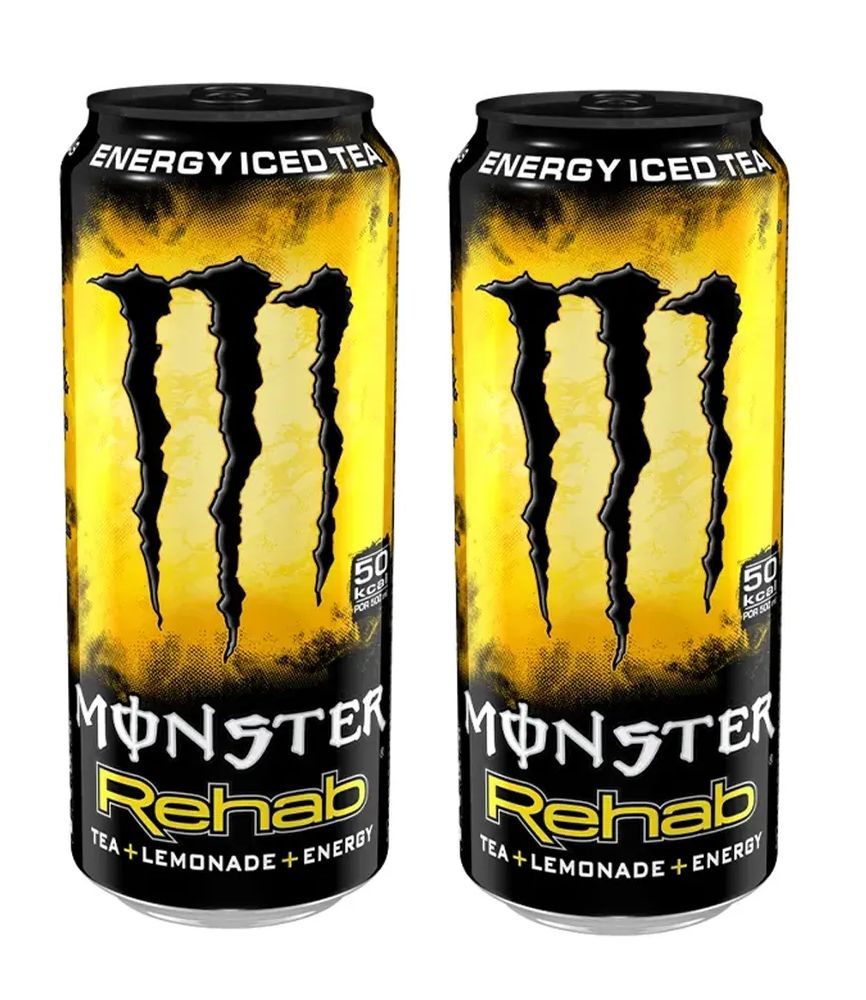 Энергетический напиток Monster Iced Tea Rehab Lemonade, 500 мл х 2 шт #1