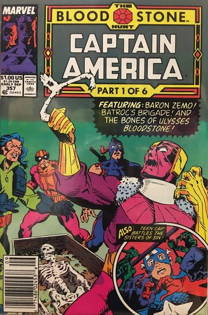 Captain America #357 The Blood Stone Hunt Part 1. Официальный комикс на английском языке.  #1