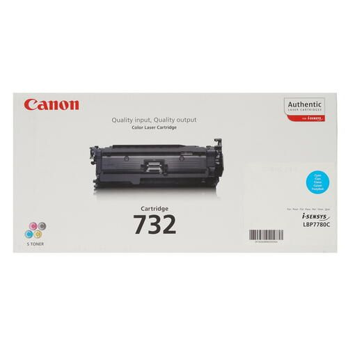 Картридж лазерный Canon 732 голубой оригинальный, 6400 стр, 1 шт  #1