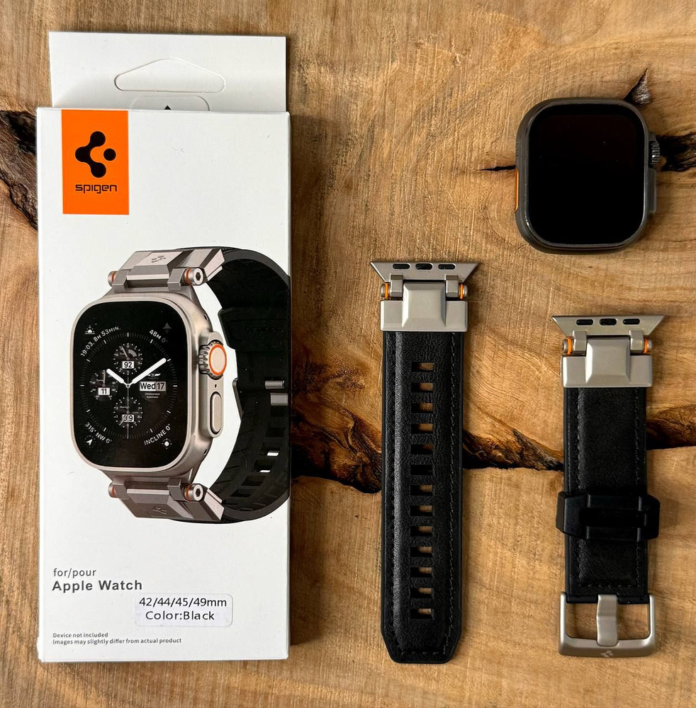 Ремешок для часов Apple Watch Ultra 42/44/45/49mm / Spigen / Черный #1