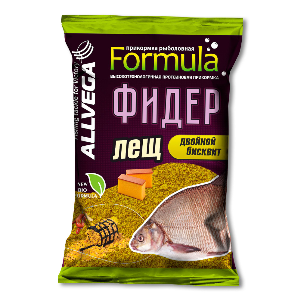 Прикормка для рыбалки ALLVEGA "Formula Feeder Bream" 0,9кг (ФИДЕР ЛЕЩ), 1 штука  #1