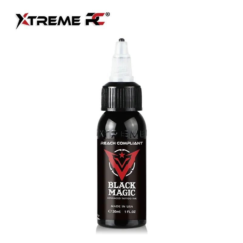 Тату краска чёрная BLACK MAGIC Xtreme Ink, 30мл #1