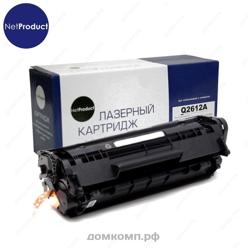 Картридж NetProduct Q2612A/FX-10 для HP 1010/1012/1015/Canon MF4018/4120 #1