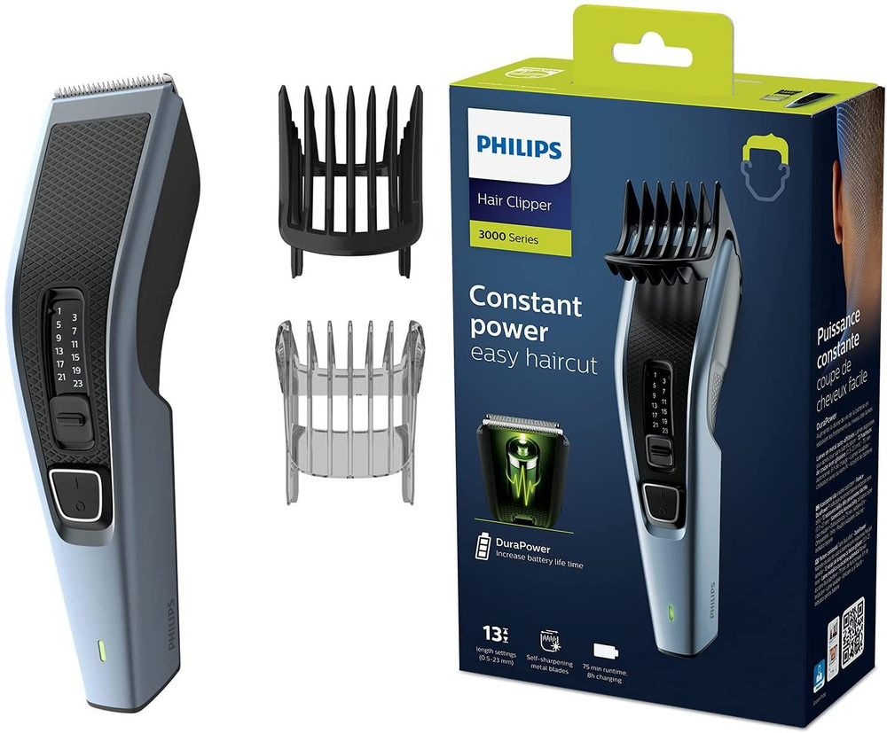 Philips Триммер для волос Hairclipper series 3000 HC3530/15, кол-во насадок 2  #1