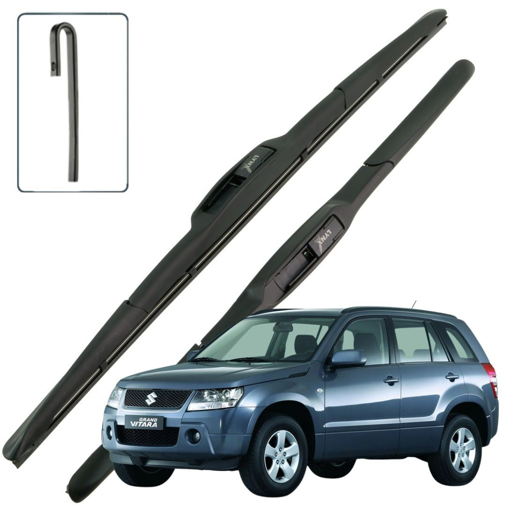 Дворники Suzuki Grand Vitara (2) JT / Сузуки Гранд Витара 5 дв. 2005 / 2006 / 2007 / 2008 Щетки стеклоочистителя #1