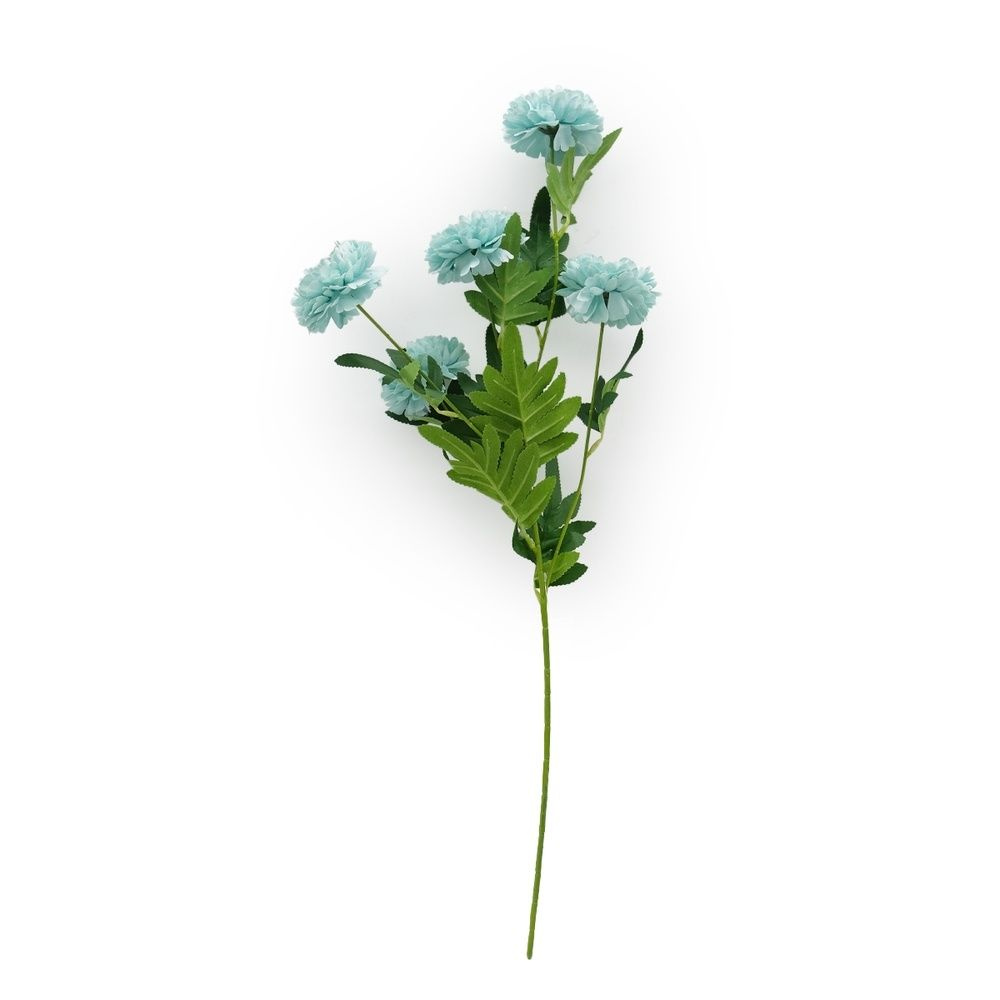 Искусственные цветы Astra&Craft Хризантемы 59 см, Голубой, 1 шт (HY125-21030)  #1