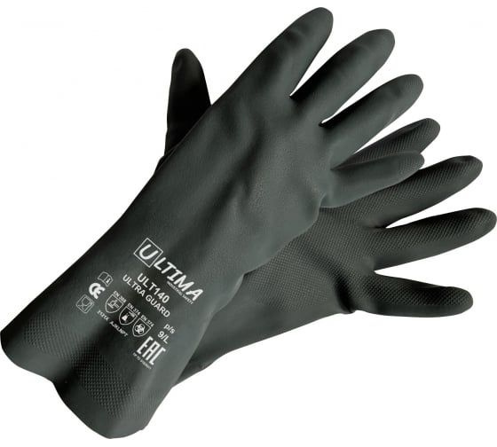 Латексные перчатки ULTIMA ULTRA GUARD ULT140р.9/L #1