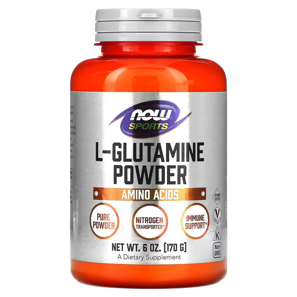 Глютамин в порошке NOW Foods L-glutamine Powder 170 грам #1