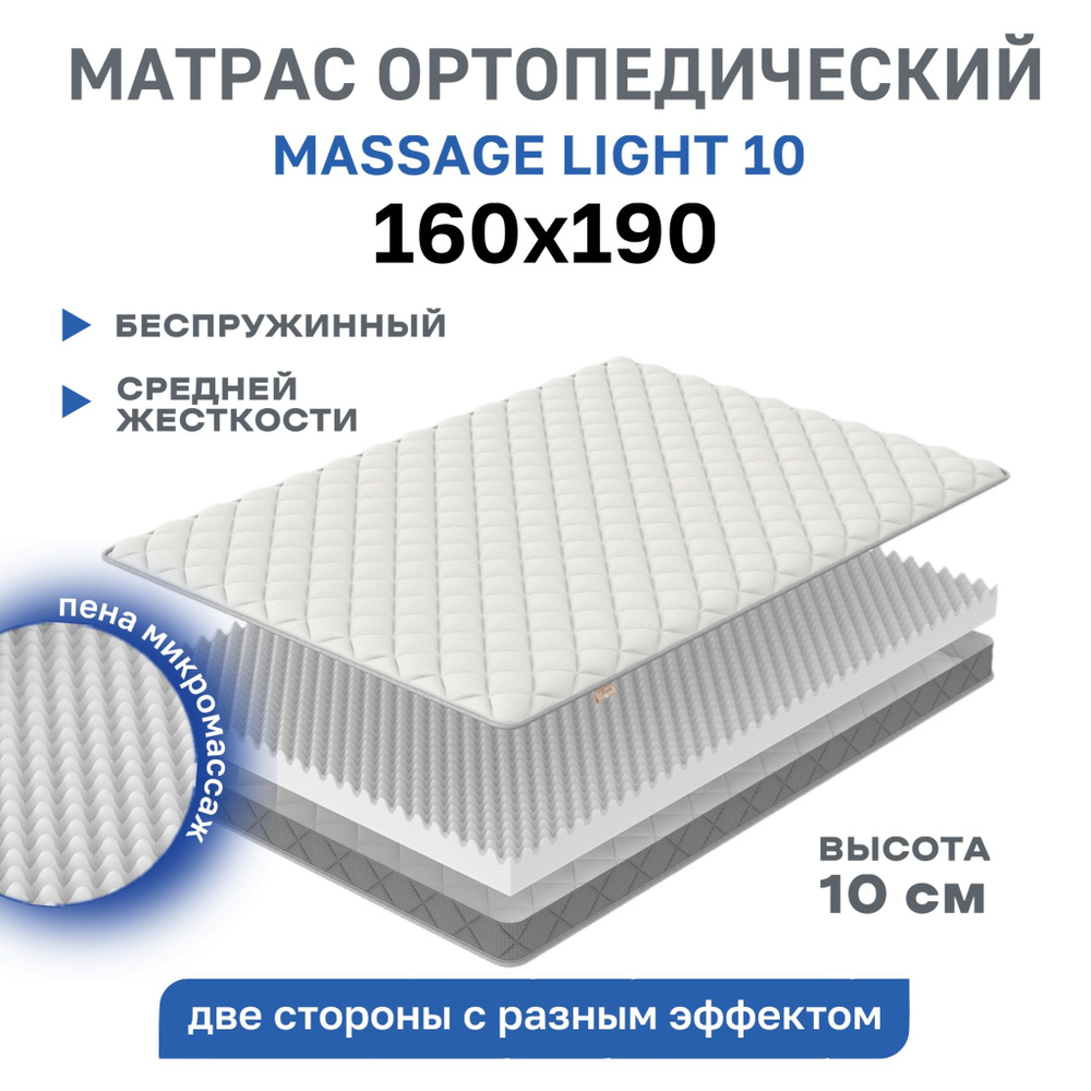 Матрас 80х200 на кровать с массажным эффектом #1