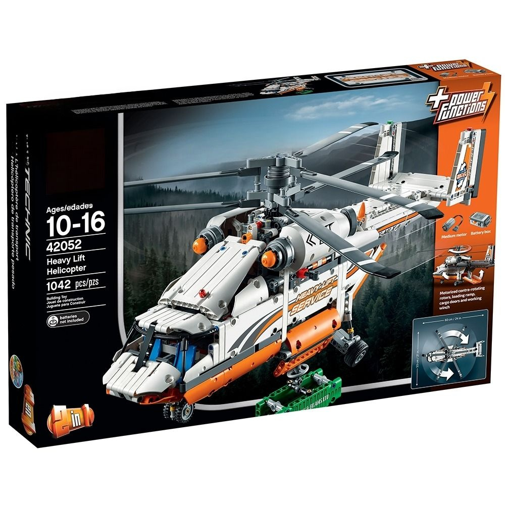 Конструктор Техник Грузовой вертолет (совместим с Technic 42052) 7ztoys  #1