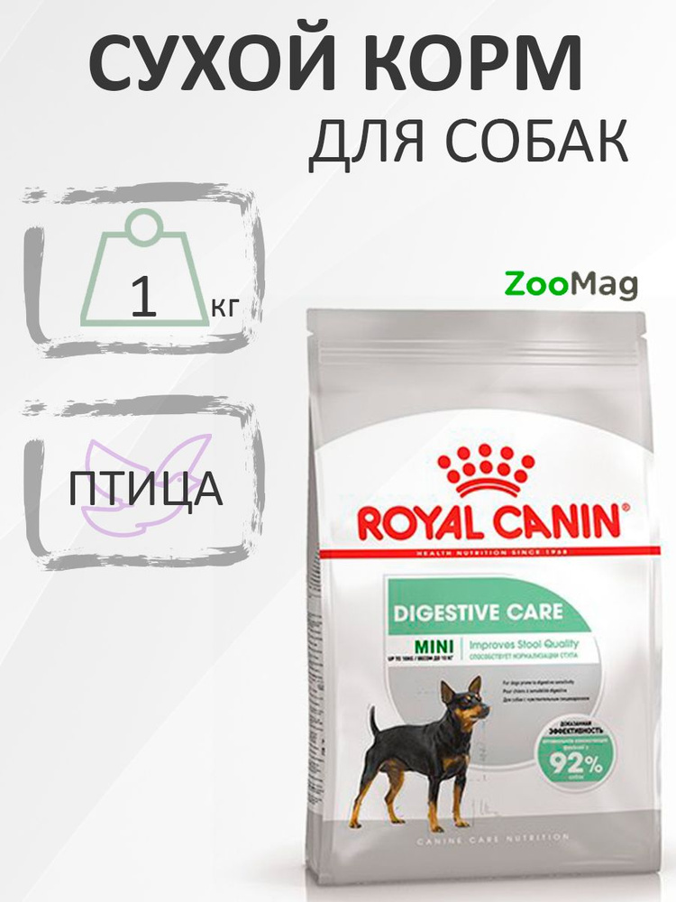 Royal Canin Mini Sensible Digestive Care / Сухой корм Роял Канин Мини Сенсибл для собак Мелких пород #1