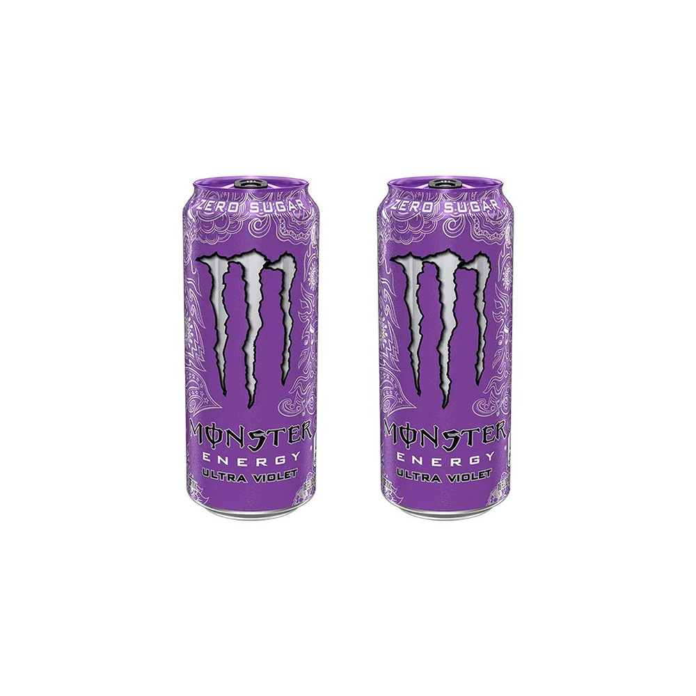 Энергетик без сахара Monster Energy Ultra Violet 2шт по 500мл из Европы  #1