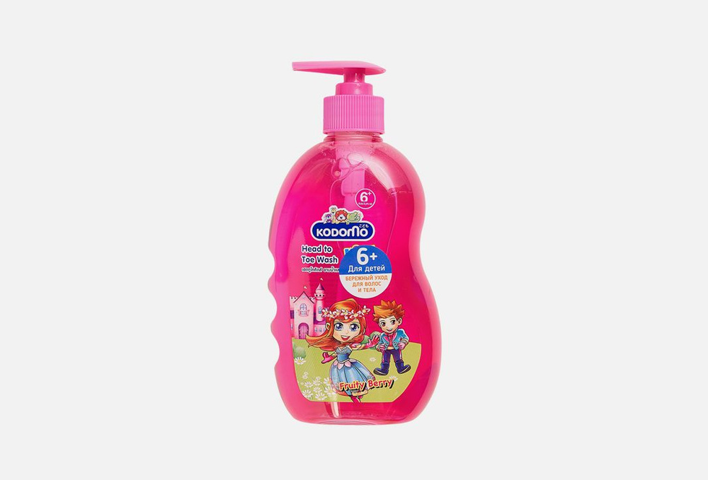 Детский шампунь-гель Lion KODOMO Kids Fruity Berry, 400 мл #1