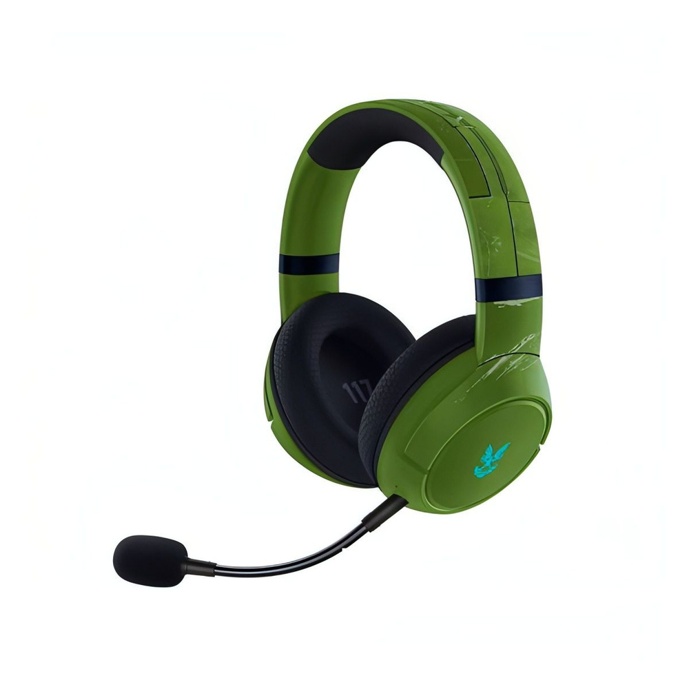 Игровые наушники Razer Kaira Pro for Xbox Halo Infinite, зеленые (RZ04-03470200-R3M1)  #1