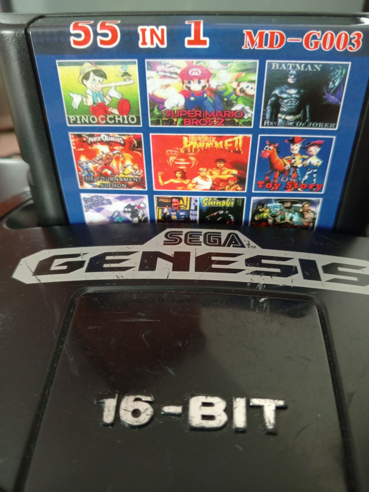 Игровой катридж Sega mega drive 55 in 1 #1