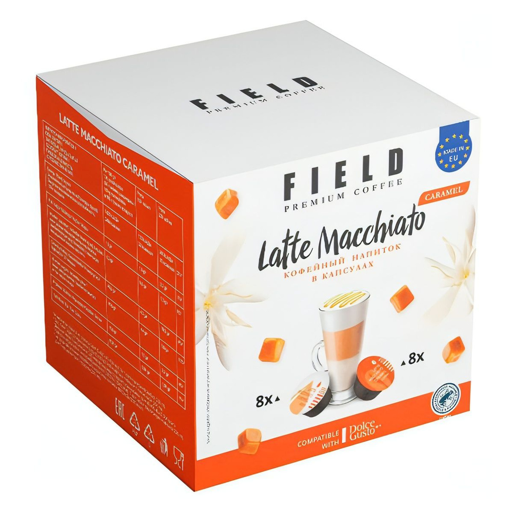 Кофе в капсулах Field Latte Macchiato Caramel 16 шт. #1