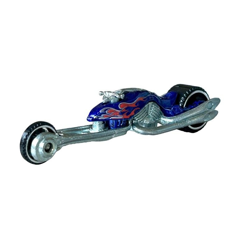 Машинка металлическая игрушка коллекционная масштабная модель 1:64 Hammer Sled мотоцикл синий  #1