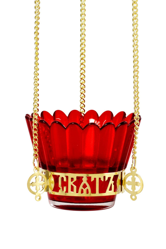 Лампада подвесная для ладана церковная для дома красная купить по ...