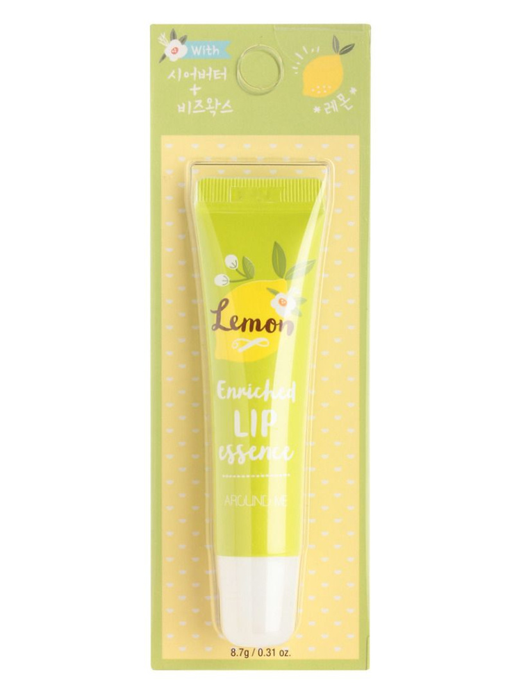 Welcos / Бальзам для губ с экстрактом лимона Around me enriched lip essence lemon  #1