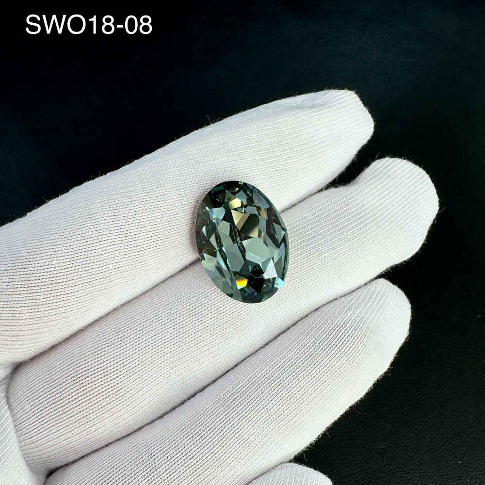 4120 Oval Fancy Stone Swarovski 18х13мм - 1шт/уп. Стразы-овальные пришивные, производство Австрия, в #1