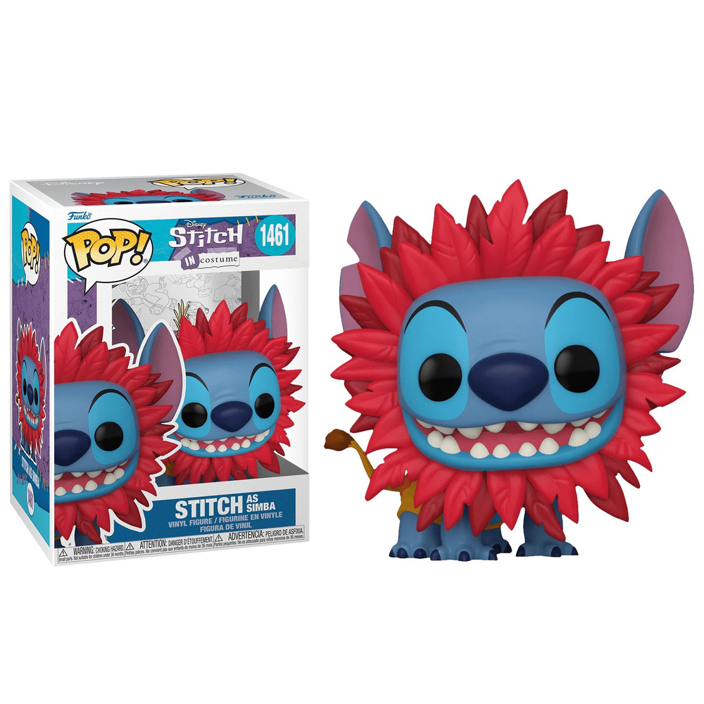 Фигурка Funko Pop! Stitch as Simba Stitch in Costume (Стич Симба из мультфильма Лило и Стич)  #1