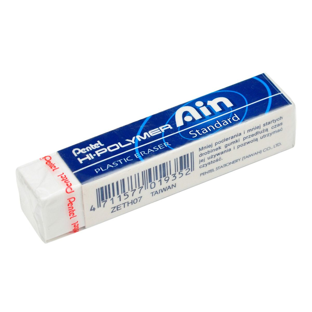 Ластик PENTEL HI-POLYMER ERASER AIN STANDART ZETH07 #1