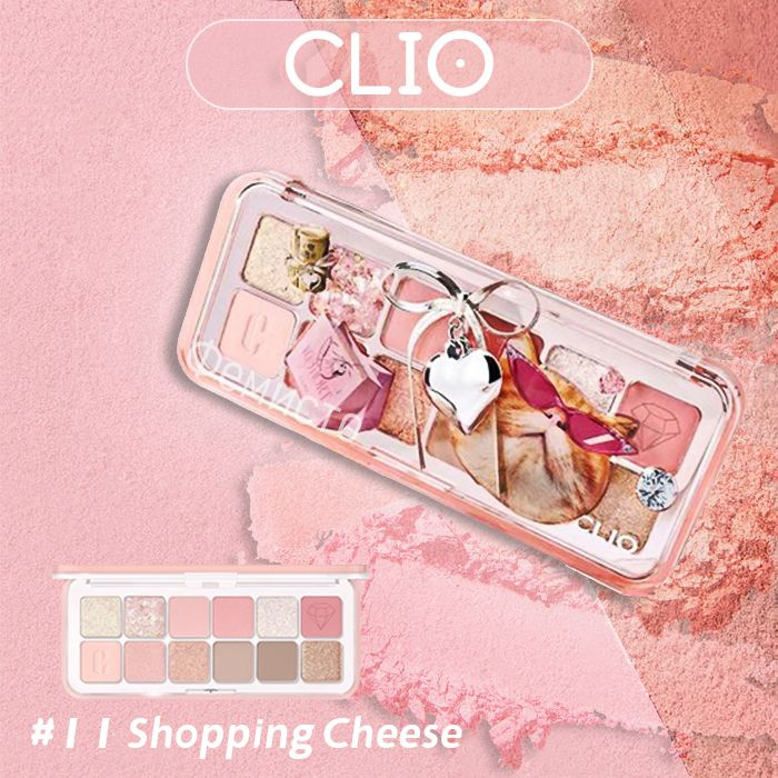 CLIO Палетка теней для век Милая кошка 12 цветов тон 11 Shopping Cheese  #1