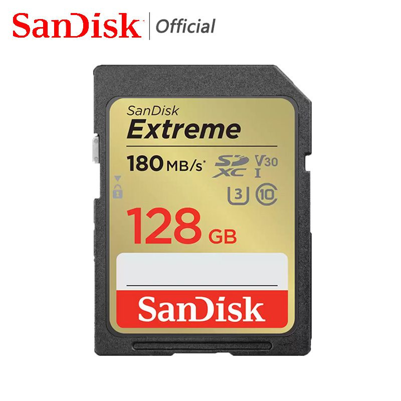 SanDisk Карта памяти Extreme 128 ГБ (Extreme SDSDXVA-128G) #1