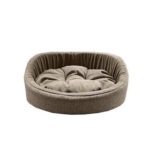 Homepet Rosy grey / Лежак Хоумпет для домашних животных Жаккард Розово-серый, №2 49 х 43 х 17 см  #1