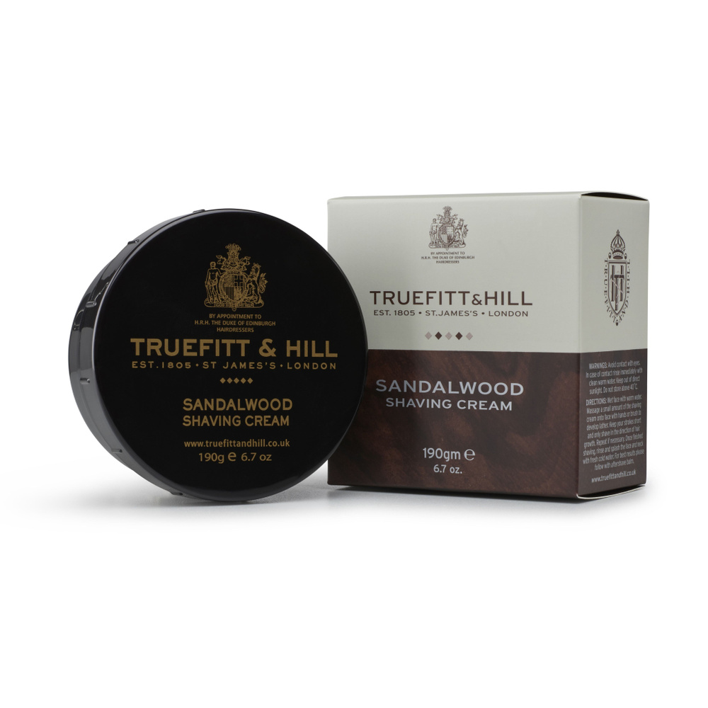 Truefitt & Hill Крем для бритья Sandalwood Shaving Cream 190г #1