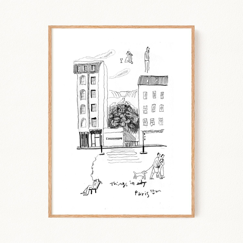 Постер "Sketch Things in Paris", 40х60 см #1