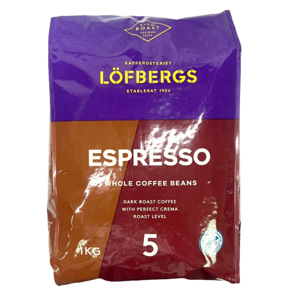 Кофе в зернах Lofbergs Espresso 1 кг #1