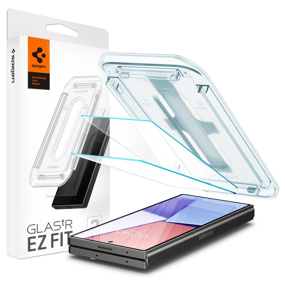 Защитное стекло SPIGEN для Galaxy Z Fold 6 - Glass tR EZ Fit Cover Прозрачный 2 шт AGL07969  #1