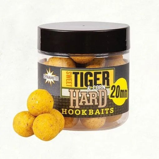 Бойлы Dynamite Baits Hard Hookbaits 20mm - Sweet Tiger & Corn #1