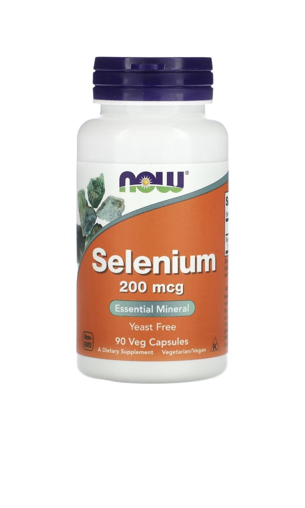 Селен NOW Selenium 200 mcg 90 капсул #1