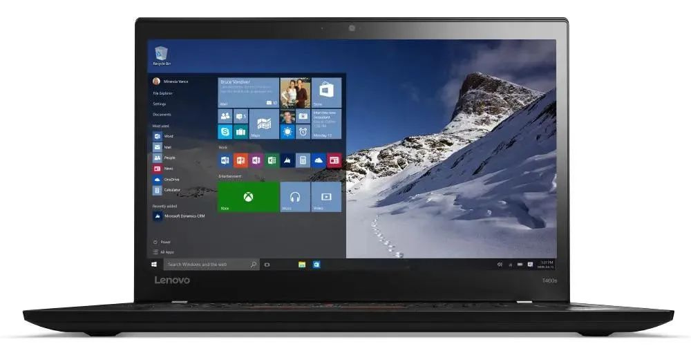 Lenovo t460s Ноутбук 14", Intel Core i5-6200U, RAM 8 ГБ, SSD, Intel HD Graphics 520, Windows Pro, черный, #1