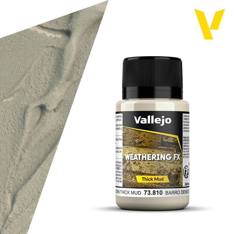 Краска Vallejo Weathering Effects / 73.810 Light Brown Mud 40мл #1