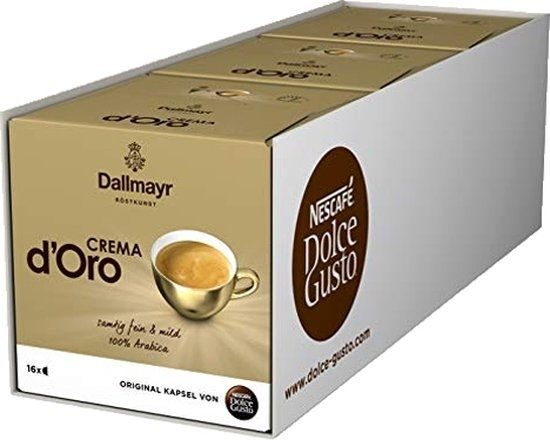 Капсулы для кофемашин Dolce Gusto Nescafe Dallmayr Crema d'Oro, 48 шт #1