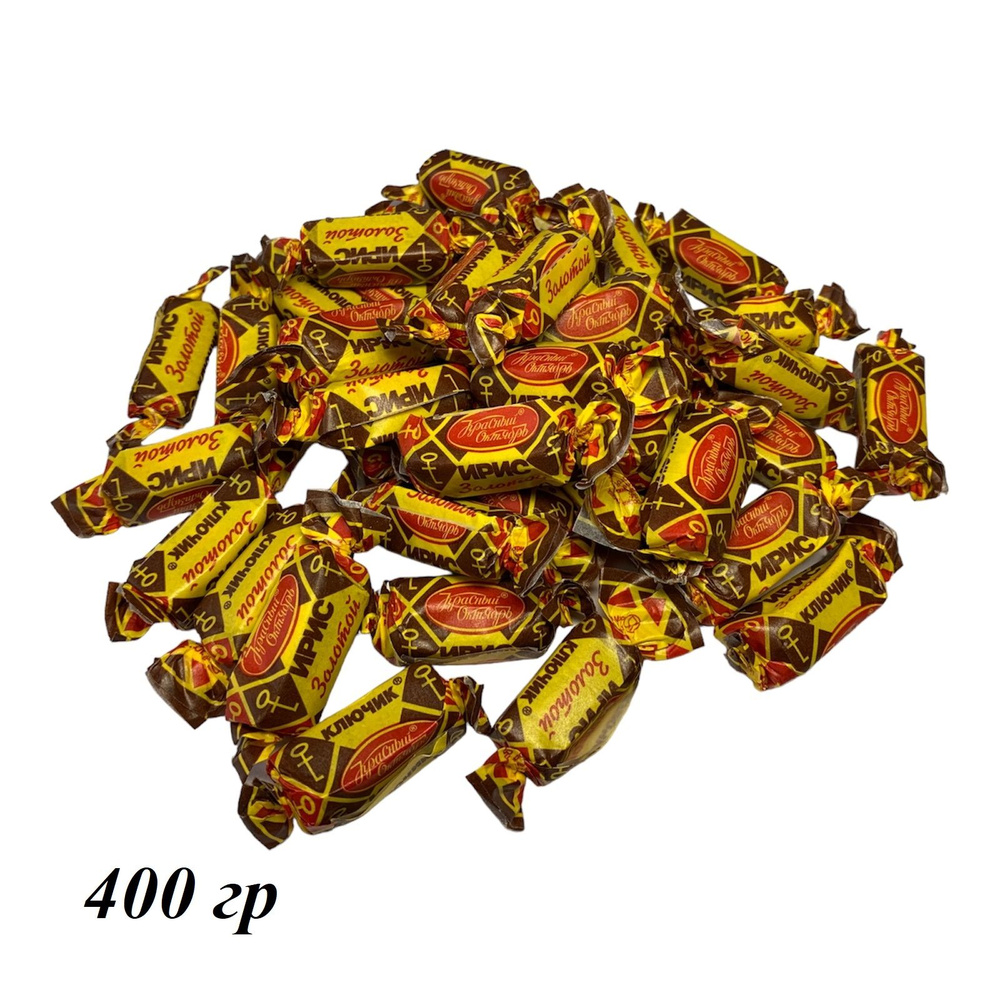 Конфеты карамель ириски Золотой ключик 400гр Красный октябрь  #1